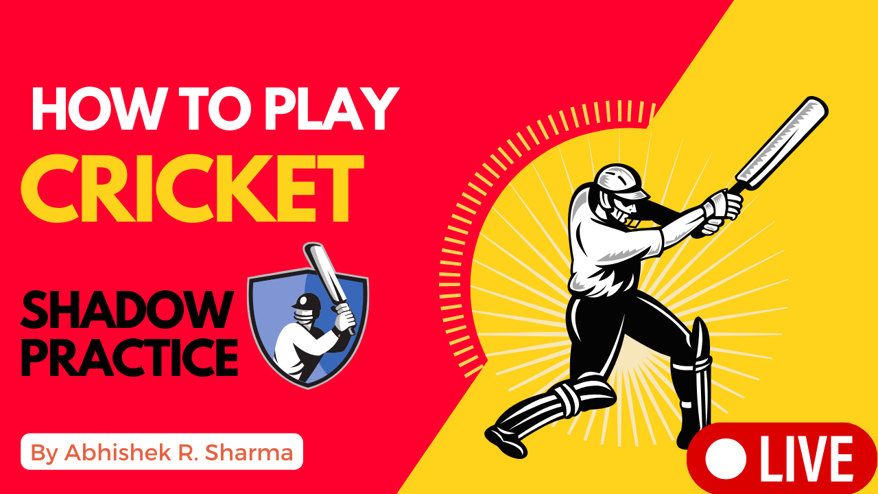 How to Play Cricket I Net Practice – Shadow Cricket I Easy way to play Straight Drive – Easy