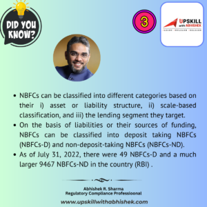 Types of NBFCs in Bharat (India) – RBI